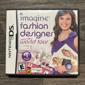 Imagine Fashion Designer World Tour Nintendo DS Game Complete 2009 Y2K